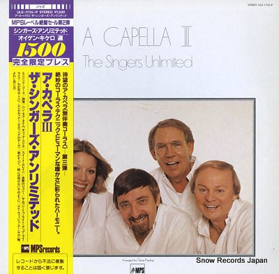 SINGERS UNLIMITED, THE a capella 3 ULS-1735-P