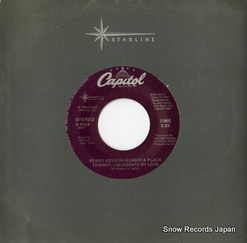 BRYSON, PEABO AND ROBERTA FLACK tonight, i celebrate my love X-6343