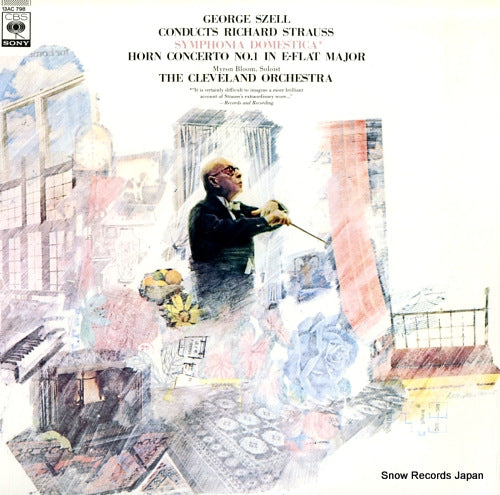 SZELL, GEORGE richard strauss; symphonia domestica 13AC798