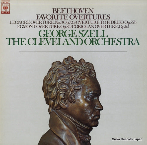 SZELL, GEORGE beethoven; favorite overtures 13AC208