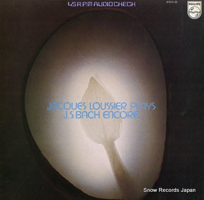 LOUSSIER, JACQUES jacques loussier plays j.s.bach encore 45S-8