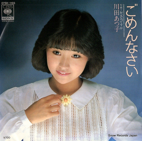 KAWATA, ATSUKO gomennasai 07SH1193