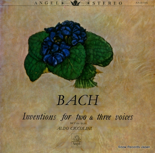 CICCOLINI, ALDO bach; inventions for two & three voices AA-8166