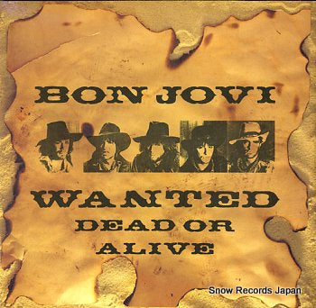 BON JOVI wanted dead or alive JOV112