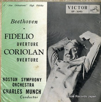 MUNCH, CHARLES beethoven; fidelio overture EP-3093