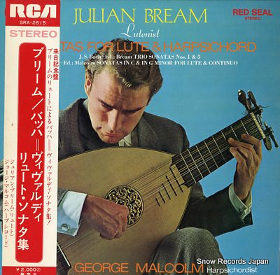 BREAM, JULIAN sonatas for lute & harpsichord SRA-2615