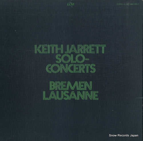 JARRETT, KEITH keith jarrett solo-concerts・bremen lausanne 50MJ3445/7