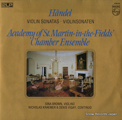 ACADEMY OF ST.MARTIN-IN-THE-FIELDS' CHAMBER ENSEMBLE handel; violin sonatas 6769022