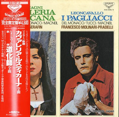MONACO, MARIO DEL mascagni; cavalleria rusticana K15C-9096/8