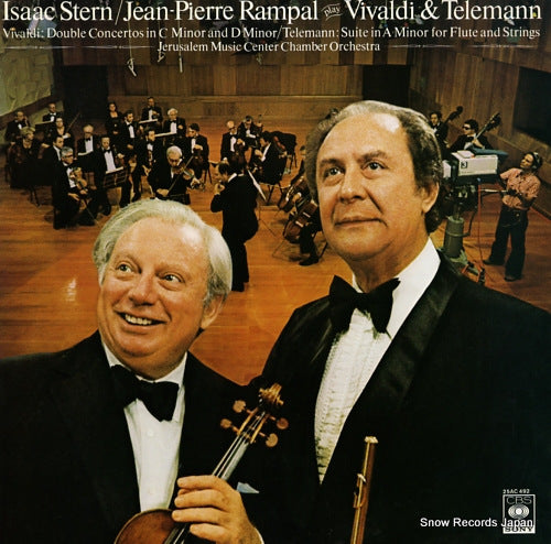 STERN, ISAAC, AND JEAN-PIERRE RAMPAL plays vivaldi & telemann 25AC492