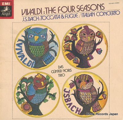 DAS GUNTER NORIS TRIO vivaldi; the four seasons, bach;toccata&fuga/italian concerto EAC-90115