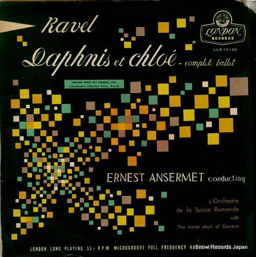 ANSERMET, ERNEST ravel; daphnis et chloe complete ballet LLA10190