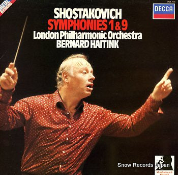 HAITINK, BERNARD shostakovich; symphonies 1&9 SXDL7515
