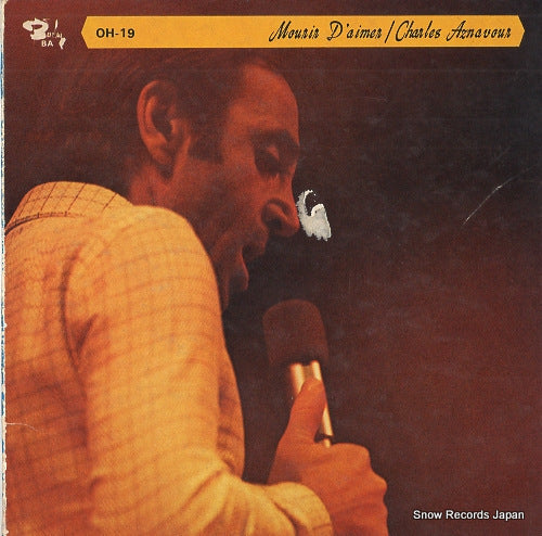 AZNAVOUR, CHARLES mourir d'aimer OH-19