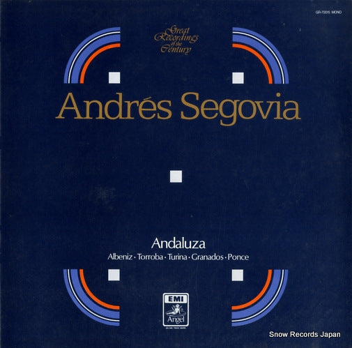 SEGOVIA, ANDRES granados : andaluza etc. GR-70015