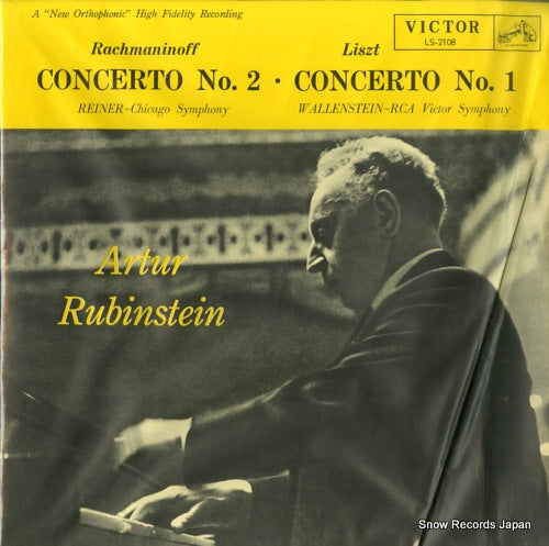 RUBINSTEIN, ARTUR rachmaninoff; concerto no.2 LS-2108