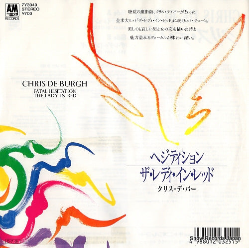 BURGH, CHRIS DE fatal hesitation 7Y3049
