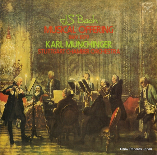 MUNCHINGER, KARL bach; musical offering SLA1147