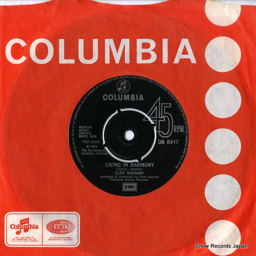 RICHARD, CLIFF living in harmony DB8917