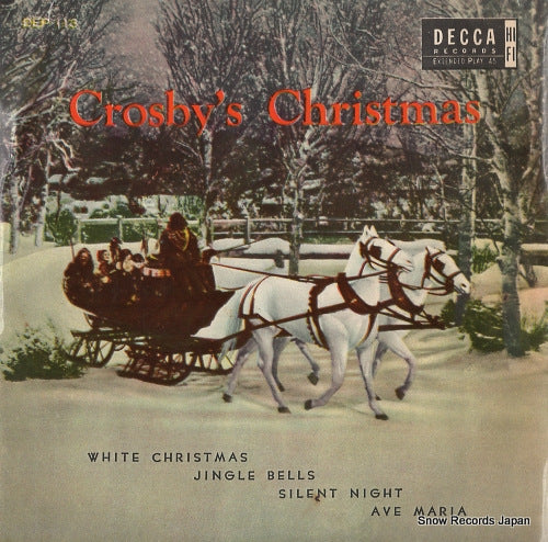 CROSBY, BING white christmas DEP-113