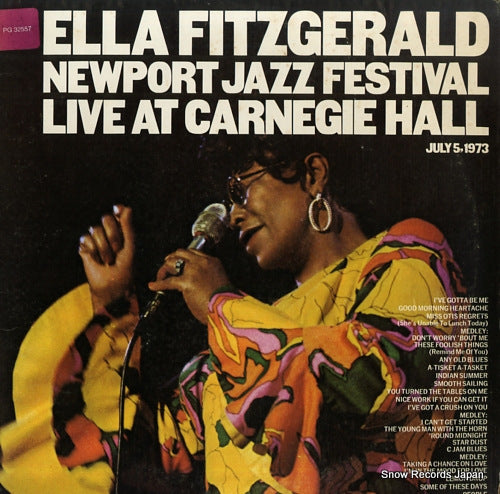 FITZGERALD, ELLA newport jazz festival live at carnegie hall PG32557