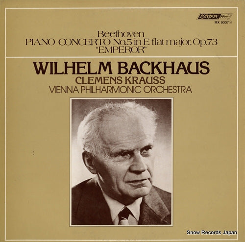 BACKHAUS, WILHELM beethoven; piano concerto no.5 "emperor" MX9007M