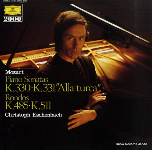ESCHENBACH, CHRISTOPH mozart; piano sonatas k.330 k.331 "alla turca" 20MG0326