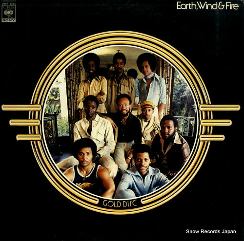 EARTH, WIND AND FIRE gold disc 26AP1324