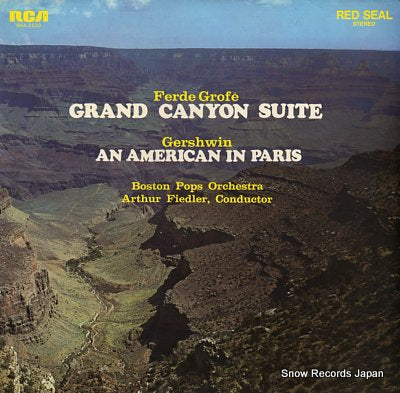 FIEDLER, ARTHUR grofe; grand canyon suite SRA-2530
