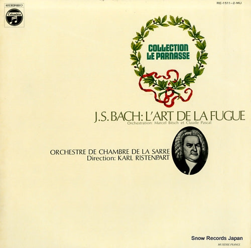 RISTENPART, KARL bach; l'art de la fugue RE-1511-MU