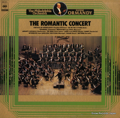 ORMANDY, EUGENE the romantic concert 13AC281