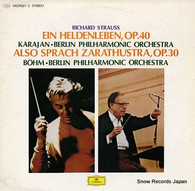 BOHM, KARL strauss; also sprach zarathustra, op.30 MG9601/2