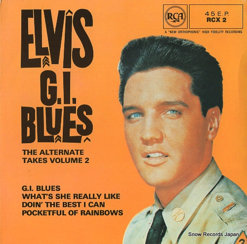 PRESLEY, ELVIS g.i. blues the alternate takes volume 2 RCX2