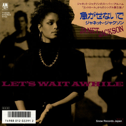 JACKSON, JANET let's wait awhile 7Y3035