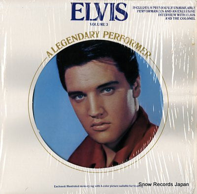PRESLEY, ELVIS a legendary performer, vol3 CPL1-3082