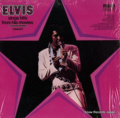 PRESLEY, ELVIS sings hits from his movies volume1 CAS-2567