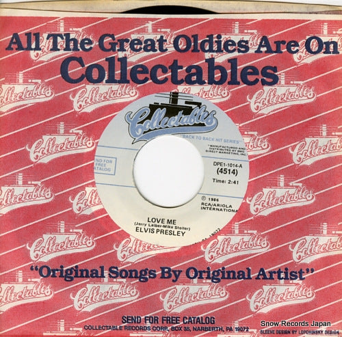 PRESLEY, ELVIS love me DPE1-1014