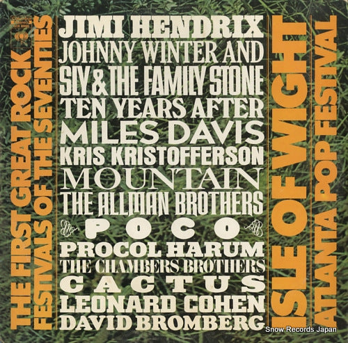 V/A the first great rock festivals of the seventies G3X30805