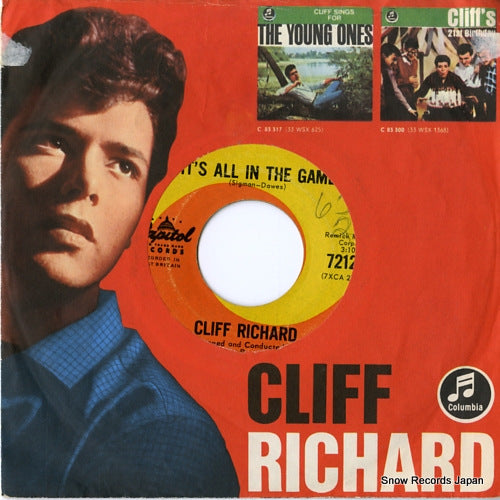 RICHARD, CLIFF it's all in the game 72127