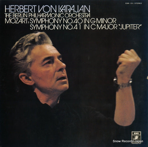 KARAJAN, HERBERT VON mozart; symphony no.40 & 41 "jupiter" EAA-101