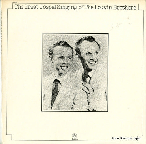 LOUVIN BROTHERS, THE the great gospel singing of the louvin brothers ST-11193