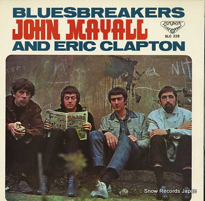 MAYALL, JOHN, AND THE BLUESBREAKERS WITH ERIC CLAPTON john mayall and eric clapton SLC228