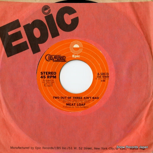 MEAT LOAF two out of three ain't bad 8-50513