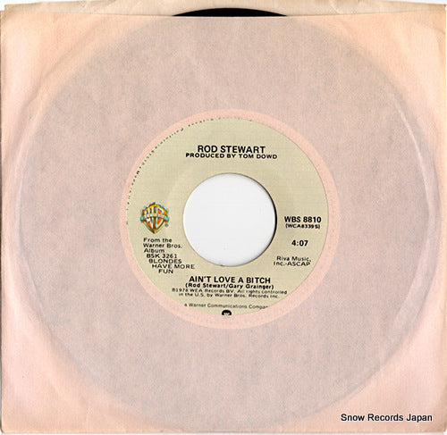 STEWART, ROD ain't love a bitch WBS8810