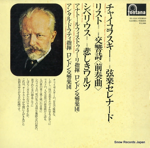 FISTOULARI, ANATOLE tchaikovsky; serenade in c major for strings,op.48 FG-318