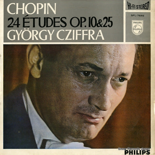 CZIFFRA, GYORGY chopin; 24 etudes op.10 & 25 SFL-7646