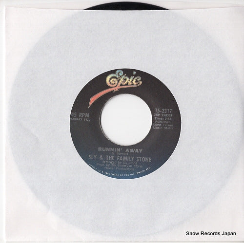 SLY AND THE FAMILY STONE runnin' away 15-2317