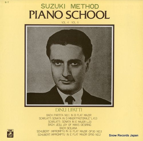 LIPATTI, DINU suzuki method; piano school vol.4 & 6 S-7