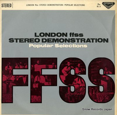 LONDON FFSS STEREO DEMONSTRATION popular selections SL3