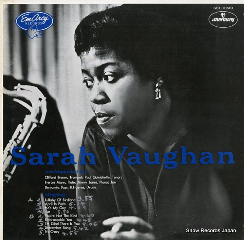 VAUGHAN, SARAH sarah vaughan SFX-10501